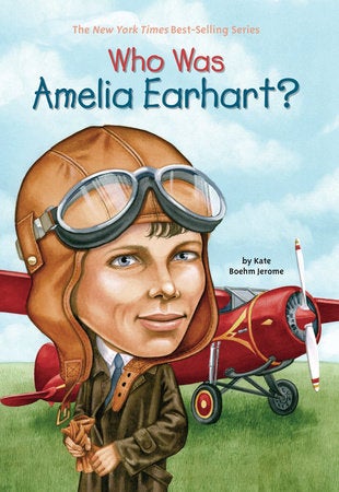 Who Was Amelia Earhart? book cover